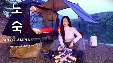 One night in the open air in a tent that can only accommodate one person