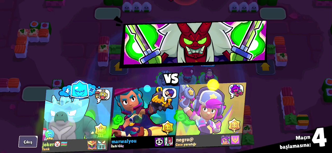 Brawl stars oni wars in 22 second☠️