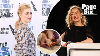Amber Heard welcomes twins, Agnes and Ocean, after 'fertility challenges'
