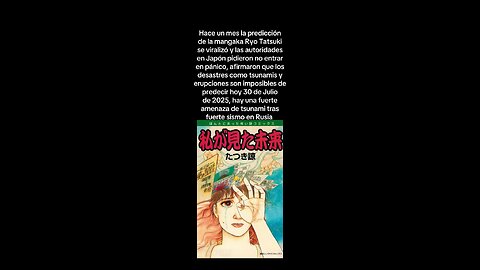 La predicción de la mangaka japonesa cobra fuerza tras tsunami