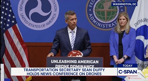 Transportation Secretary Duffy Holds News Conference on Boosting U.S. Drone Dominance