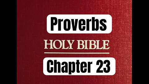 Proverbs Chapter 23