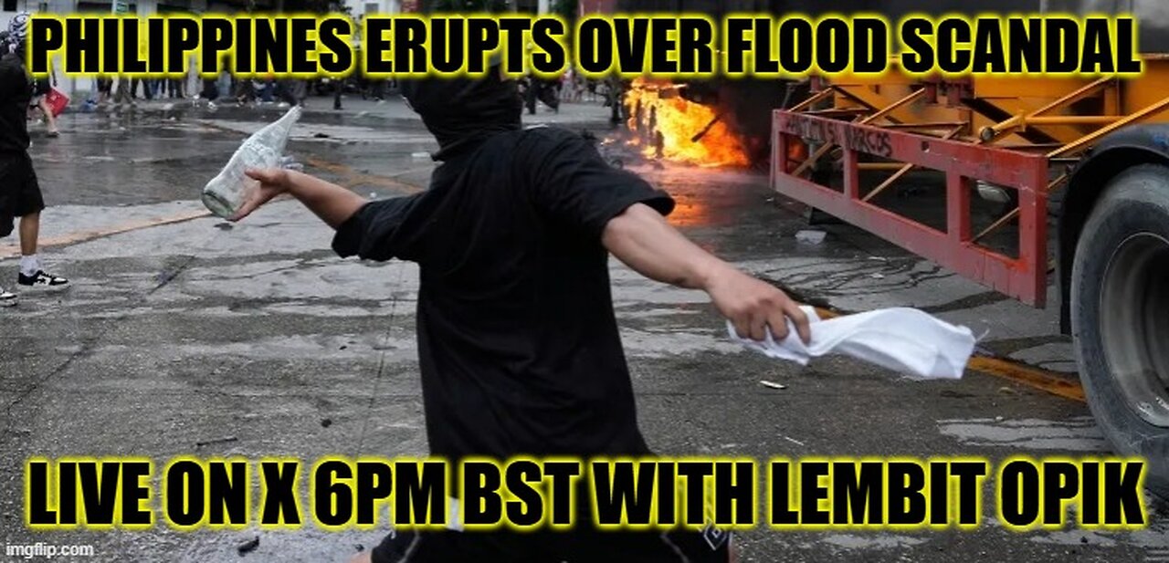 PHILIPPINES ERUPTS OVER FLOOD SCANDAL WITH WARREN THORNTON & LEMBIT OPIK