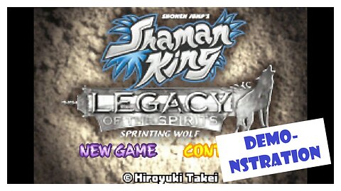 Shaman King Legacy of the Spirits Sprinting Wolf DEMOnstration (GBA)