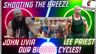 Xavier Wills saves the day!!! Shooting the breeze, John Livia and Lee Priest. Biggest cycles!!!
