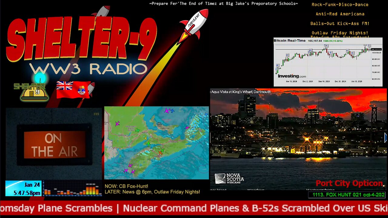 LIVE 24/7: Music/Wx/Prepping/WW3-News