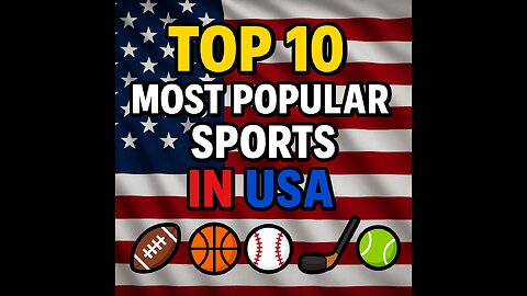 Top 10 most popular sports in the USA