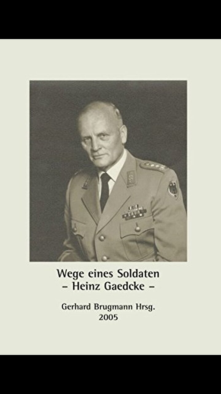 conversation with lieutenant general Heinz Gaedcke, 1979