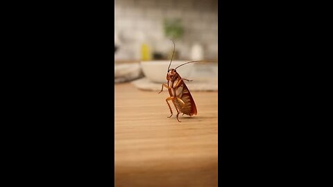 Funny cockroach