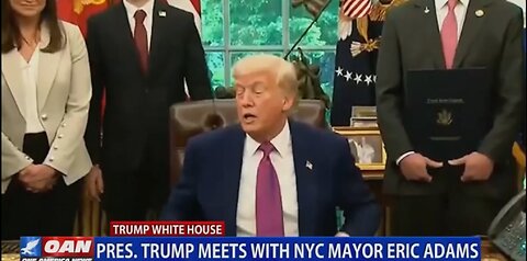 PRESIDENT TRUMP MEETS WITH NYC MAYOR ERIC ADAMS
