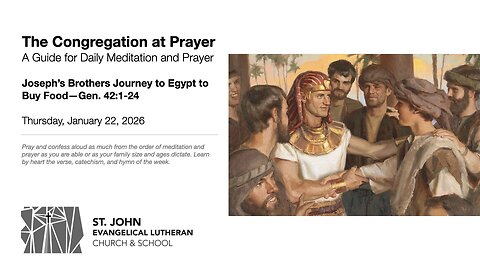 Joseph’s Brothers Journey to Egypt to Buy Food—Gen. 42:1-24