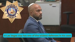 A Las Vegas police sergeant pleads guilty while saying he is innocent
