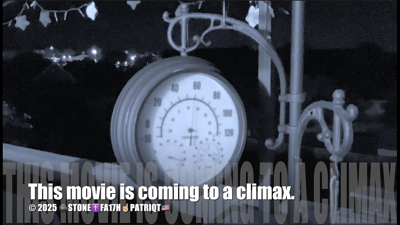 THIS MOVIE IS COMING TO A CLIMAX