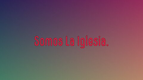 "No Somos Políticos ... ¡Somos Bíblicos!"