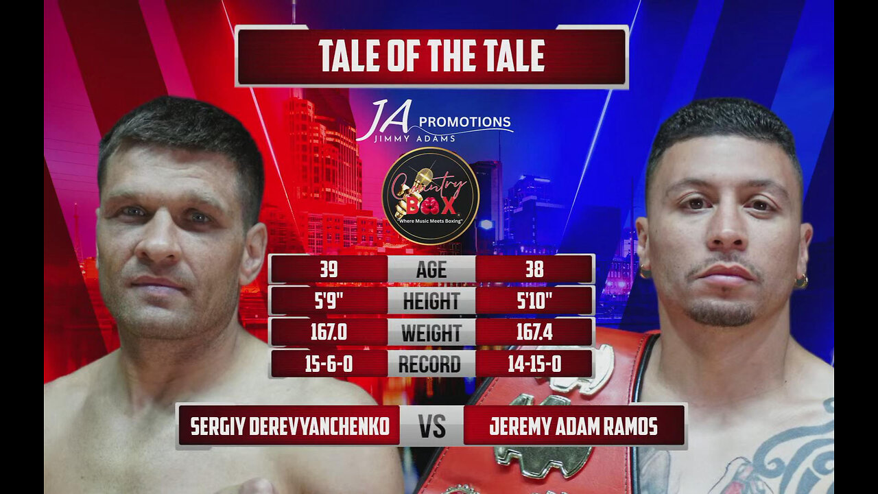 Sergiy Derevyanchenko vs Jeremy Adams Ramos - Jul 01 2025 - Troubadour Theatre, Nashville, TN