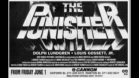 1989 The Punisher Movie Dolph Lundgren
