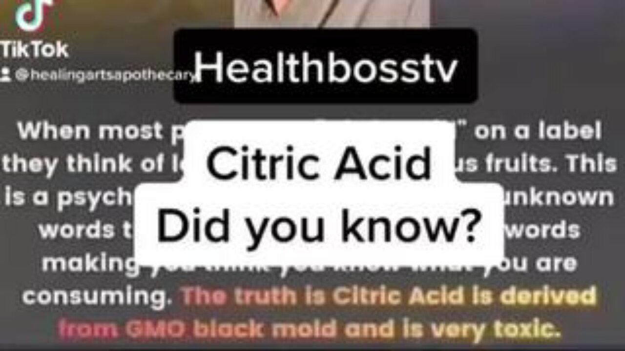 Did You know...What is Citric Acid?