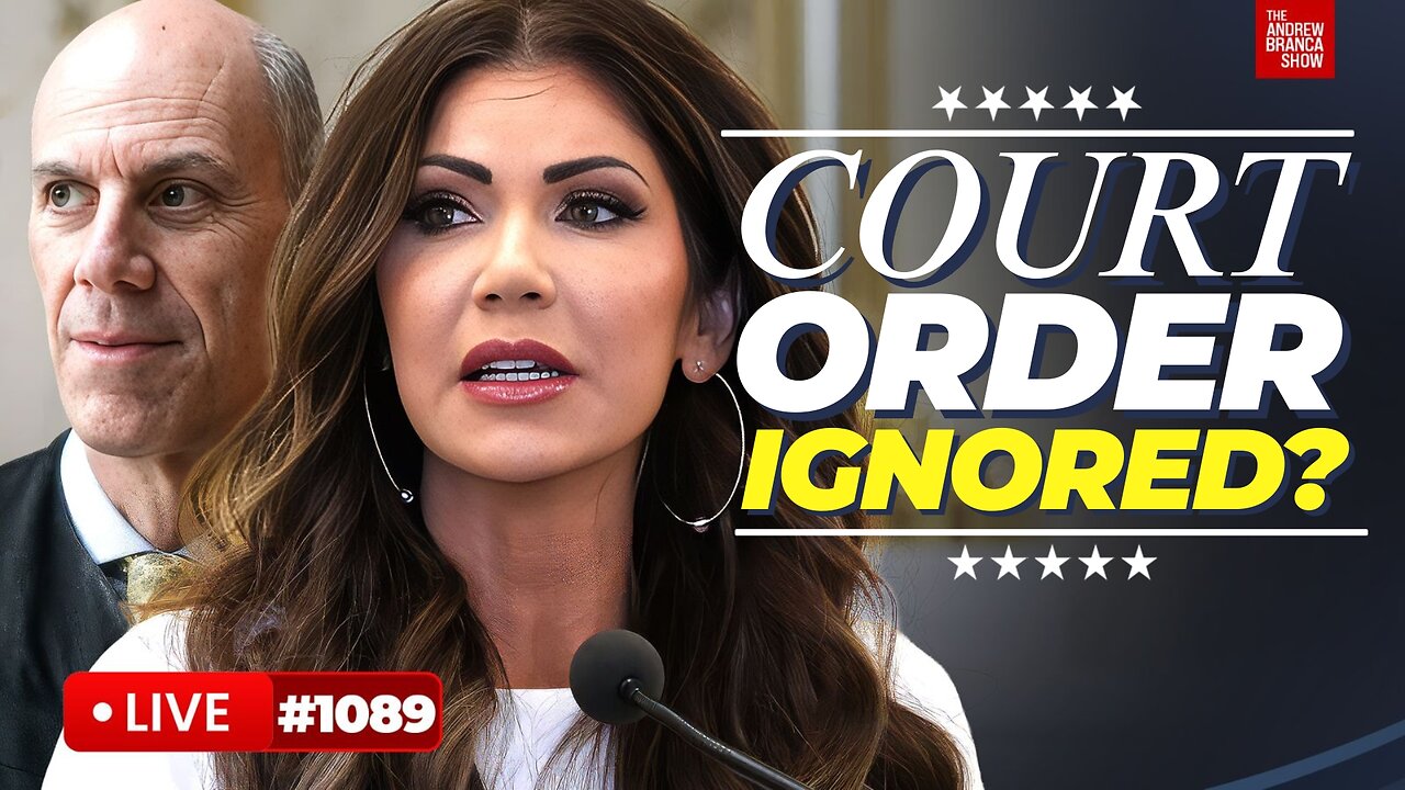 OH NO! Did Kristi Noem DISOBEY A Court Order? A: No