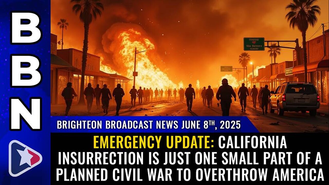 California insurrection is just one small part of a planned CIVIL WAR to overthrow America