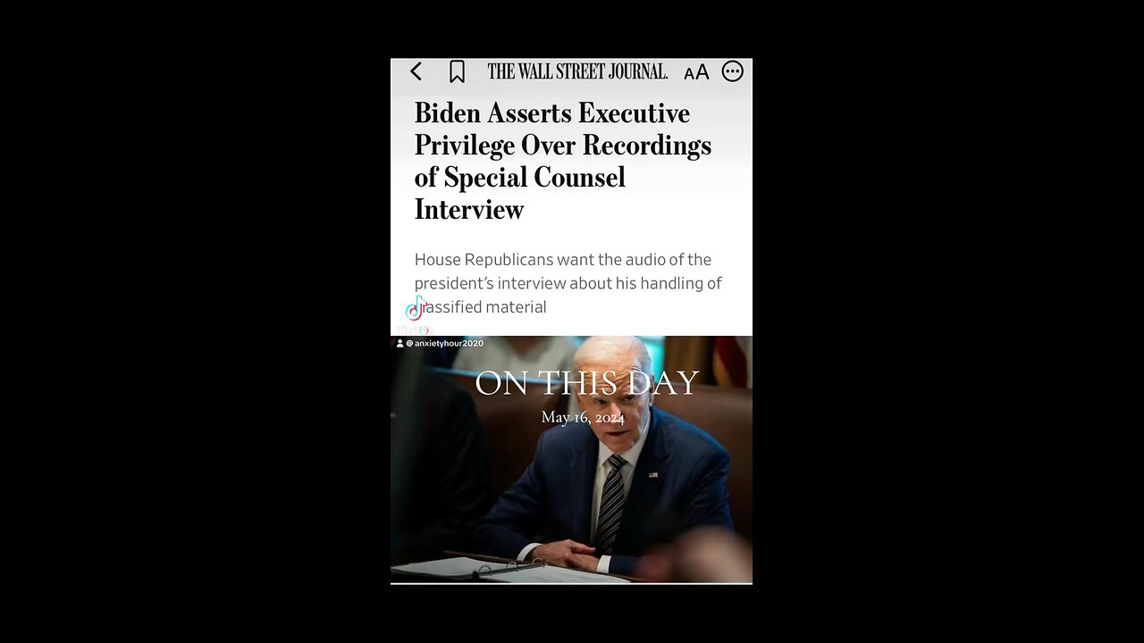 Flashback: Biden doesn’t allow special counsel interview tapes to be released