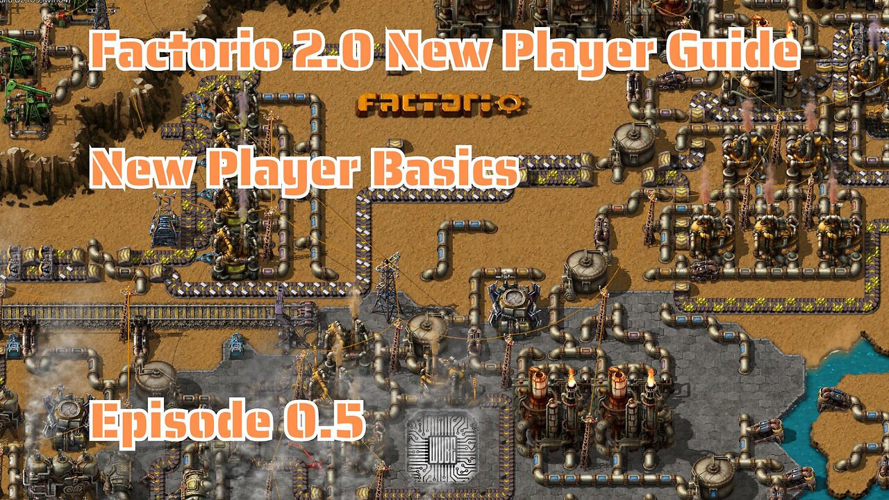 #0.5 New Player Basics | Factorio 2.0 | New Player Guide | No DLC