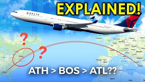 Why Delta’s Athens-Atlanta Flight Had A Boston Stopover EXPLAINED