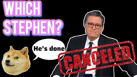Stephen Colbert is Cancelled | The Late Show is Dunzo