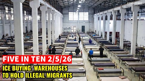 Five in Ten 2/5/26: ICE Buying Warehouses for Detaining Illegals