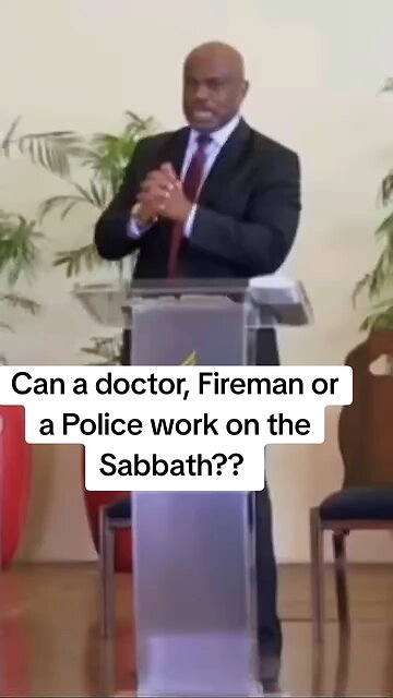 Can a doctor, Fireman or a Police work on the Sabbath?