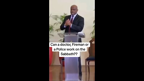 Can a doctor, Fireman or a Police work on the Sabbath?