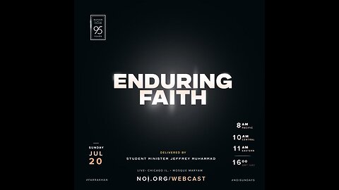 ENDURING FAITH