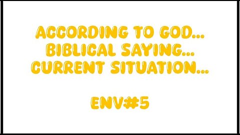 ENV#5... Do not spectate join the fight. People frustrated... satanism Threat to humanity down