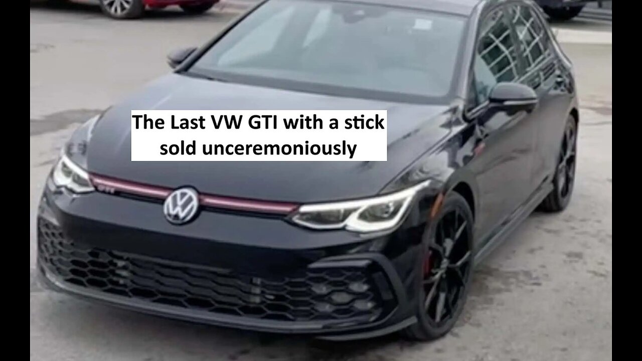 Last Volkswagen GTI with stick sold