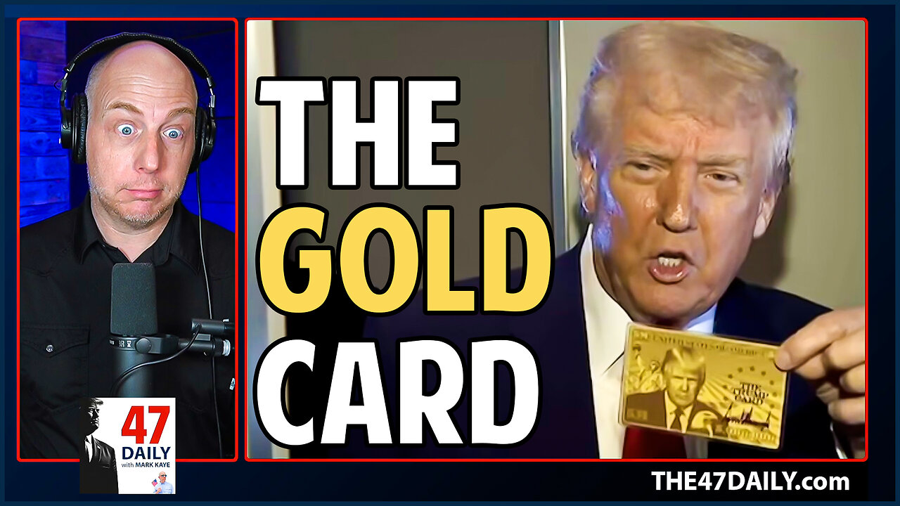 TRUMP Shows Off $5,000,000 Gold Card!