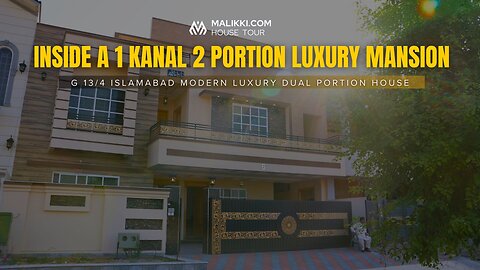 Luxury Living in G13/4 Islamabad | 1 Kanal, 6 Beds, 18 Crore – Full House Tour ft. Malikki