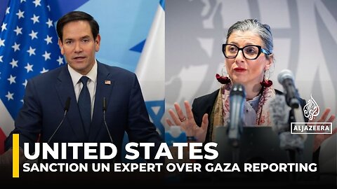 US sanctions UN expert Albanese over Gaza reporting