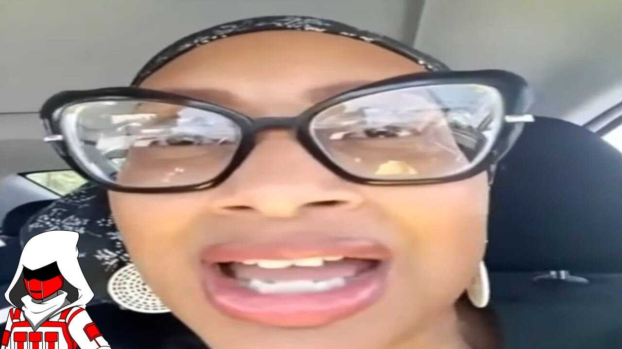 Crazy Woman Gets Triggered By Calm Man Giving Truth