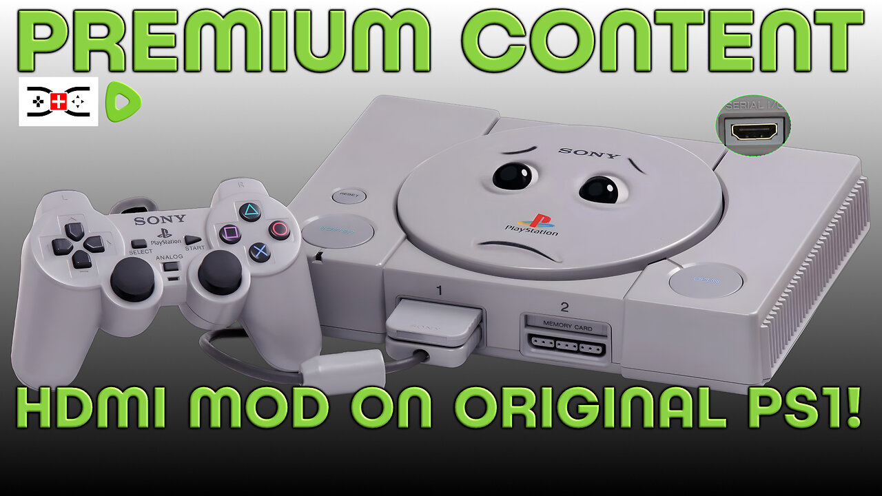 🔴HDMI MOD on PAL Playstation Original - Say Hi And Shiiiat! - HAPPY KWANZAA