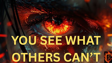 REAL ONES: YOU WERE CHOSEN BECAUSE YOU SEE WHAT OTHERS CAN'T HANDLE