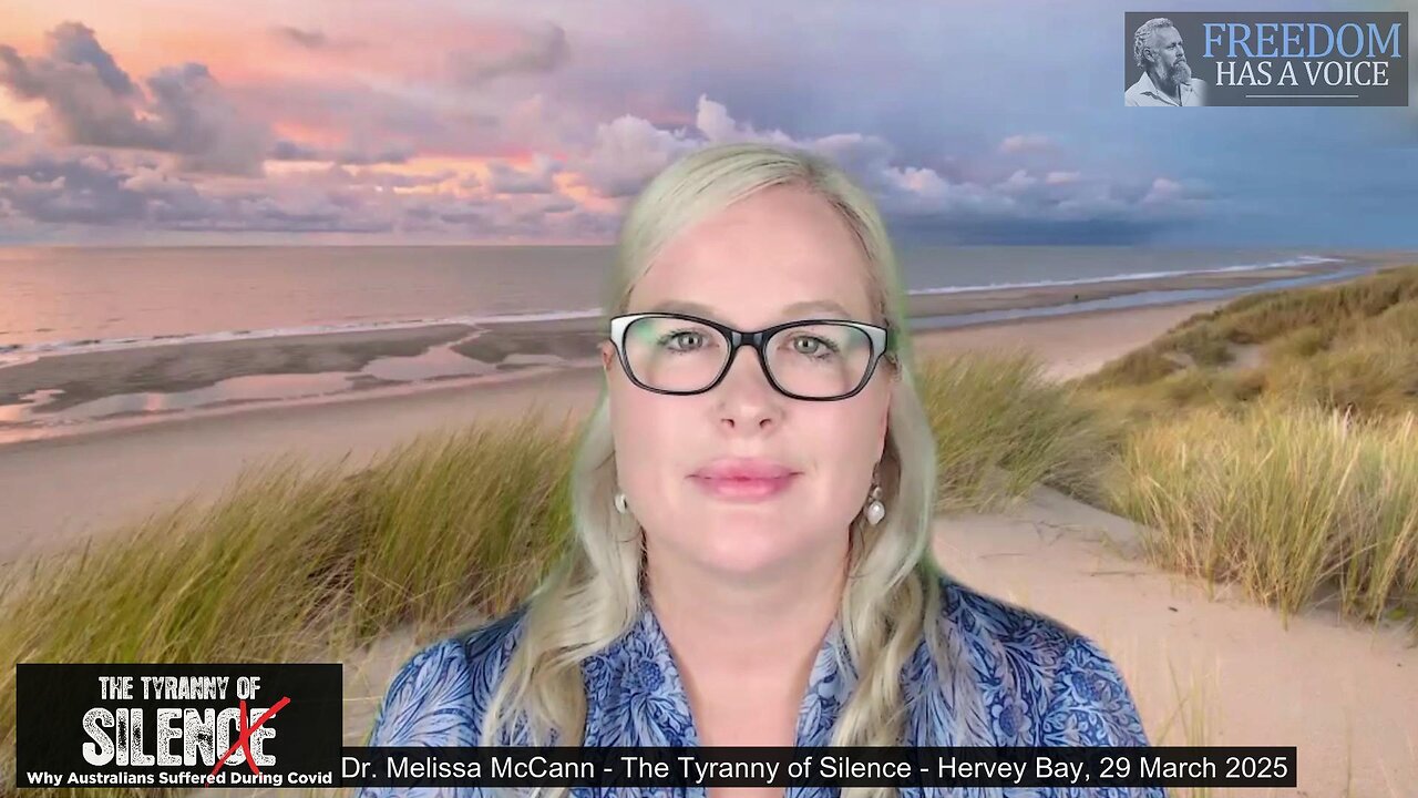 Dr. Melissa McCann addresses The Tyranny of Silence seminar - 29 March 2025