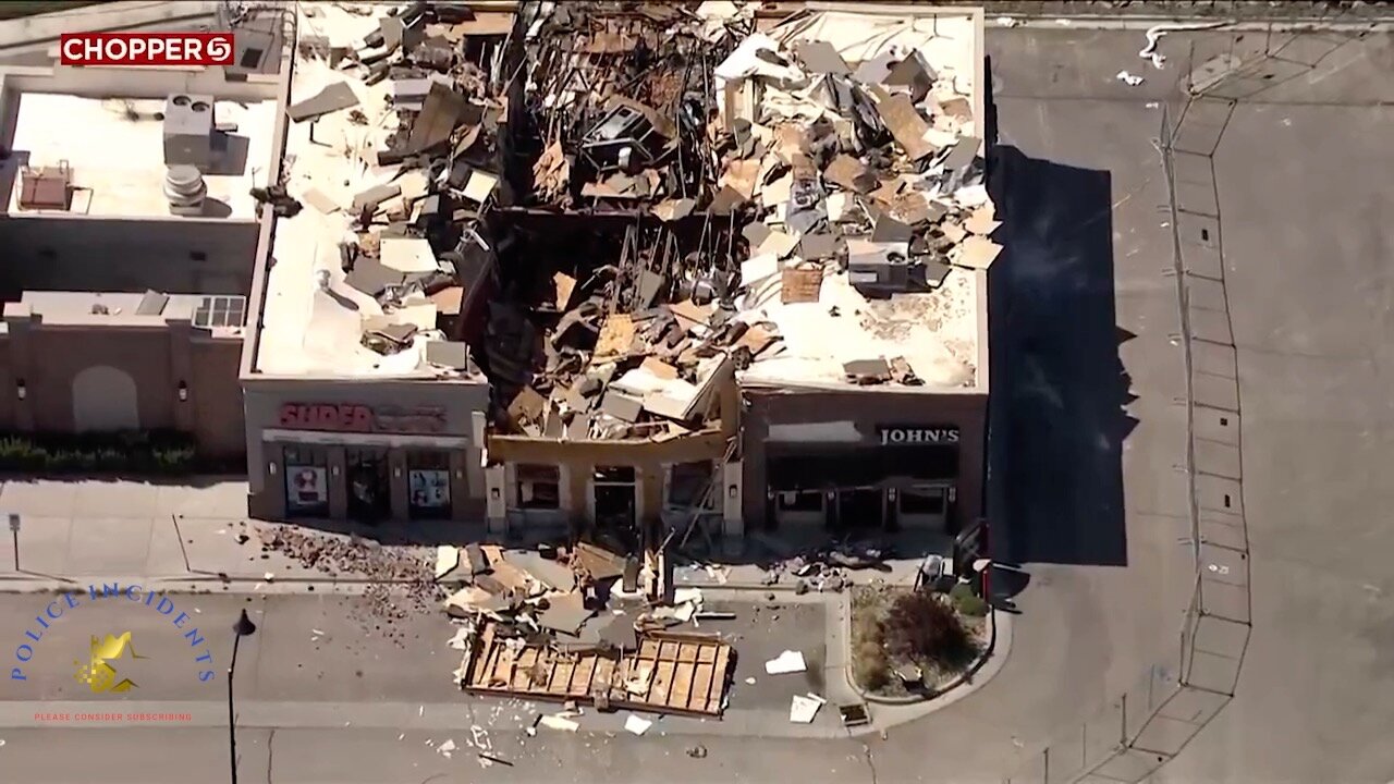 A vehicle crash led to a massive blast and fire in Herriman, Utah