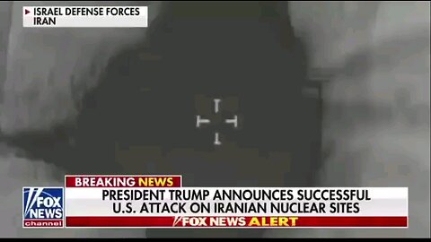 U.S. STRIKES IRAN NUCLEAR SITES WITH B2 BOMBERS