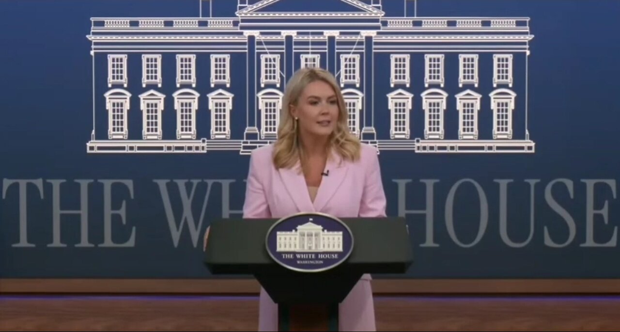 Karoline Leavitt Exposes Biden's Fake Oval Office