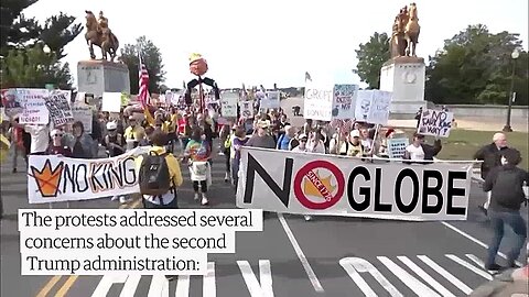 IMAGINE: “No Kings, No Globe Earth” Protest Gathers Millions across the US; Trump Bends the Knee!