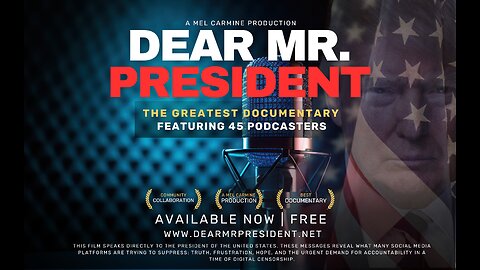 UPDATED VERSION: Dear Mr President with a Tribute to Charlie Kirk.
