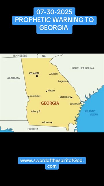 Prophecy Warning to Georgia