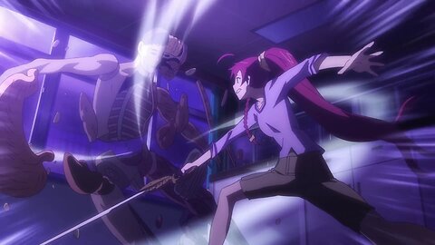 The Devil is a Part-Timer - visiting a haunted school