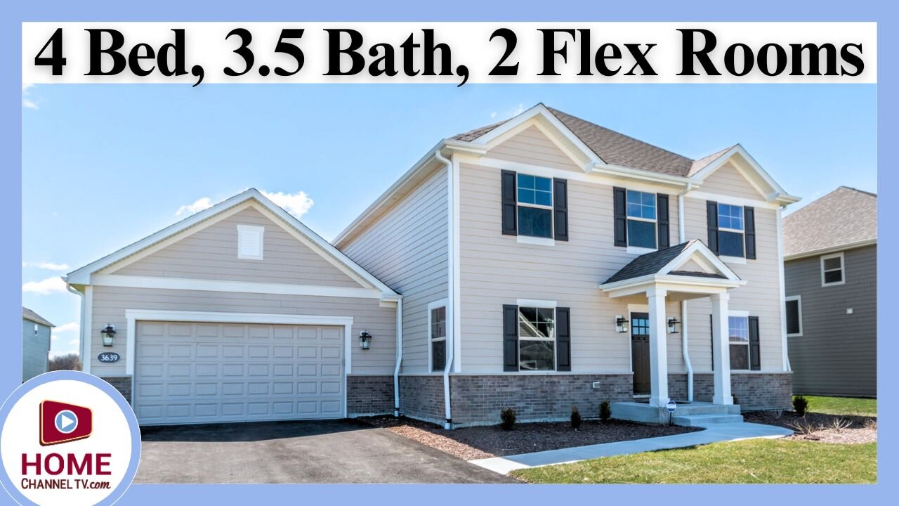 New Home Tour: 4 Bedroom, 3.5 Bath Two-story House Plan from AMD Homes