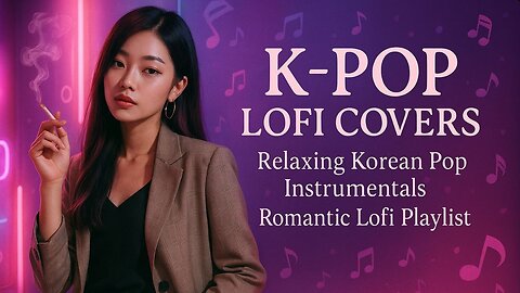 K-Pop Lofi Covers – Relaxing Korean Pop Instrumentals | Romantic Lofi Playlist