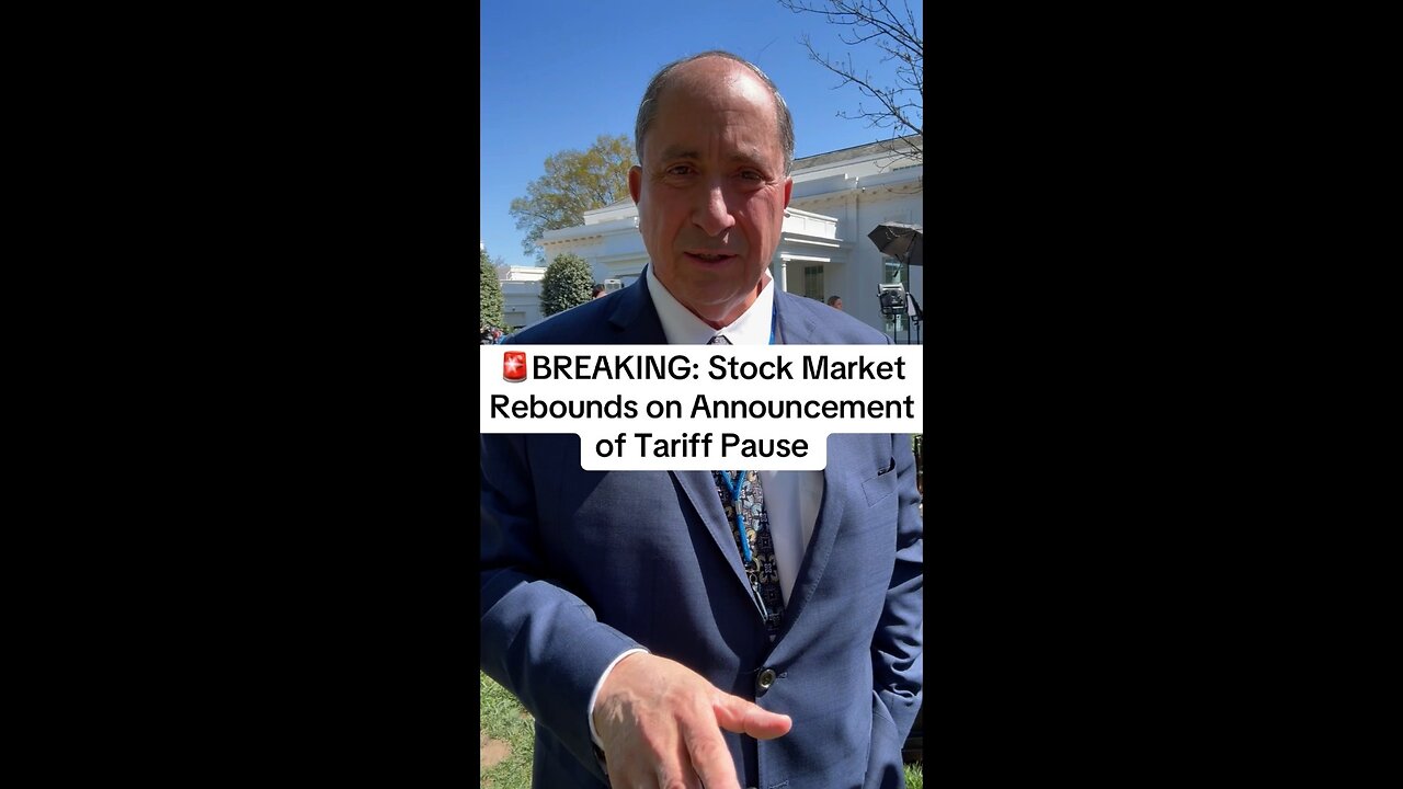 Stock Market Rebounds on Announcement of Tariff Pause